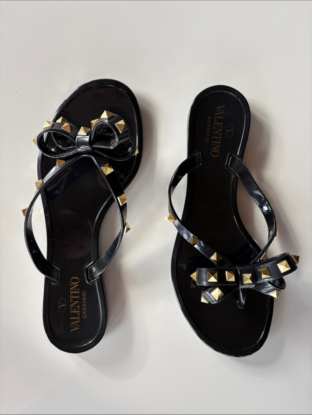 Valentino Studded Bow Sandals